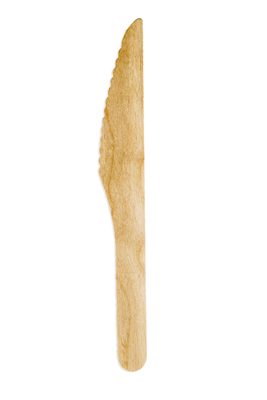 Cutlery Loose 16cm Knife FSC Wood