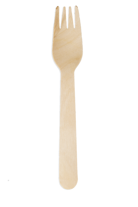 Cutlery Loose 16cm Fork FSC Wood